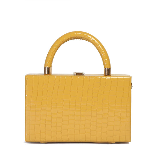 Exclusu Mustard Evening Bag