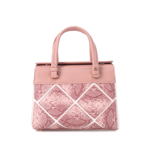Exclusu Pink Croco Chic Secure Bag